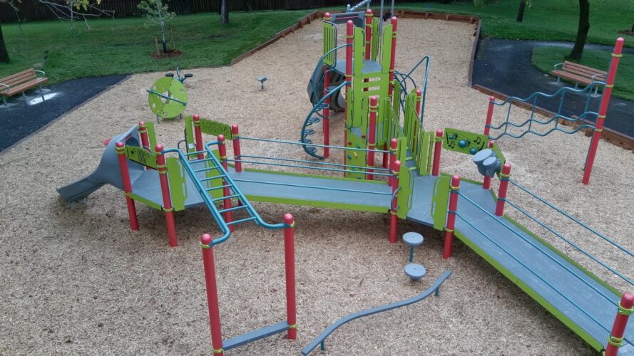Accessible playground at Pacific Junction Park