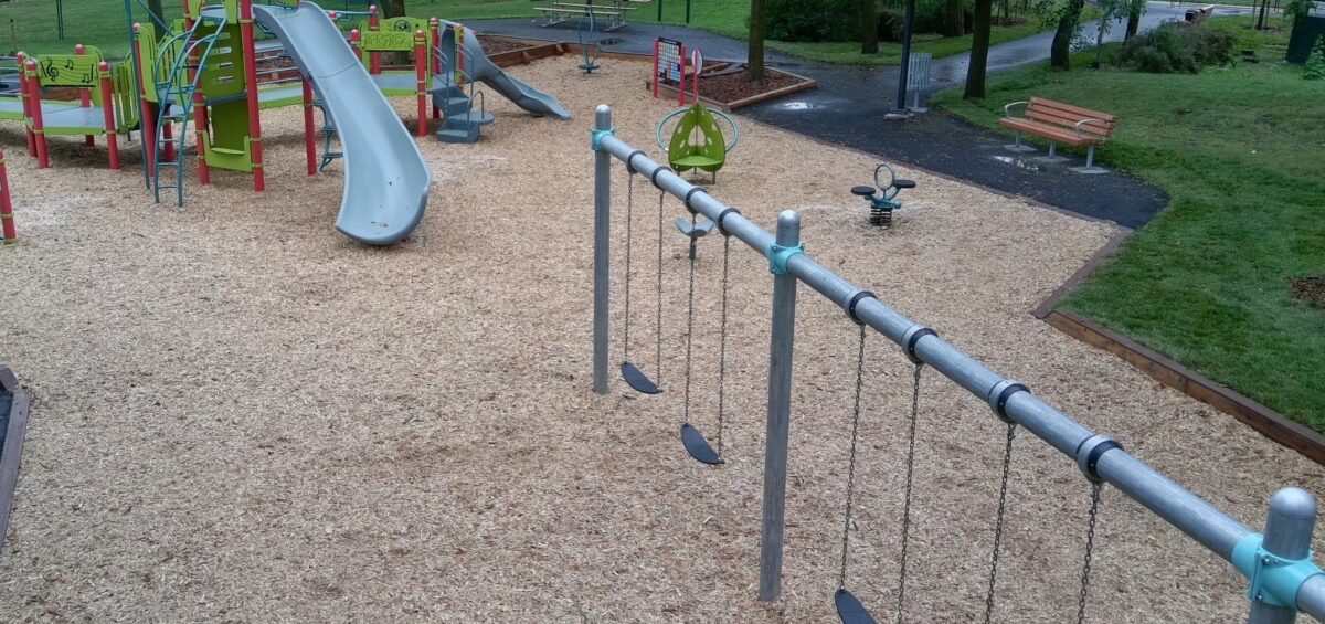 Accessible playground at Pacific Junction Heritage Park