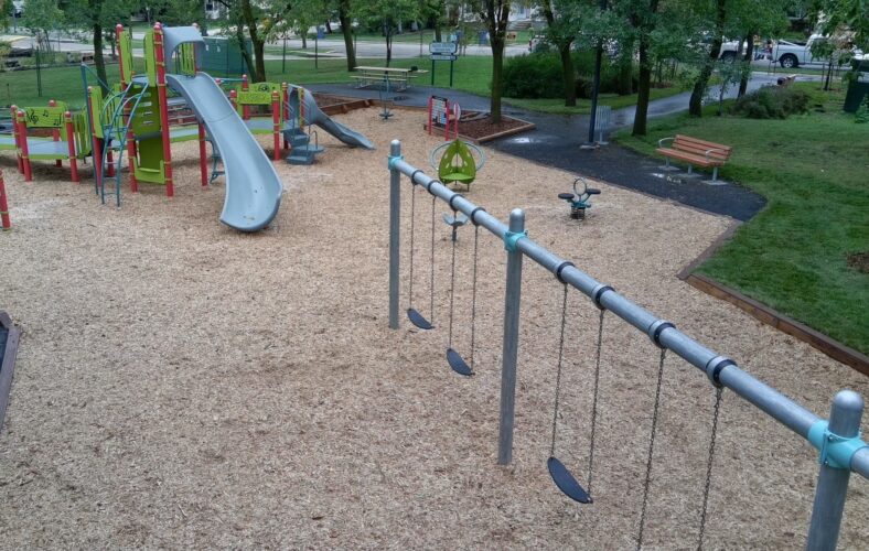 Accessible playground at Pacific Junction Heritage Park