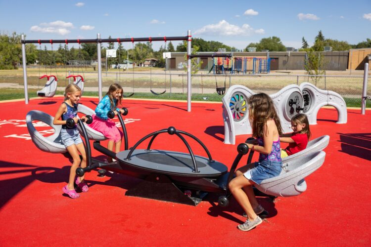 Glencairn Neighbourhood Recreation Centre playground equipment.