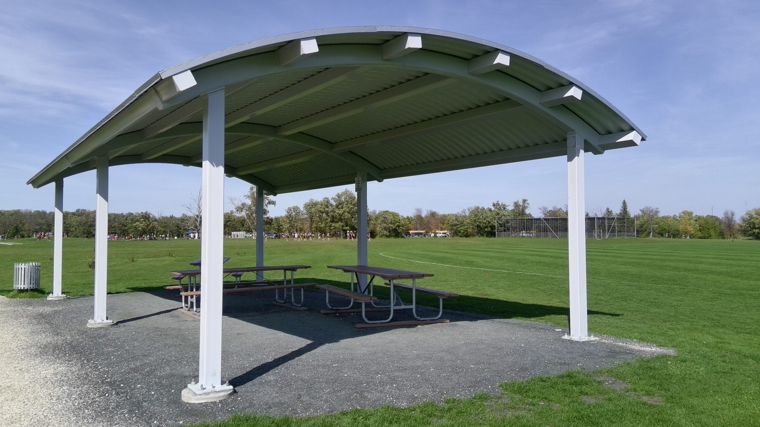 PADDOCK PARK / HIDING PLACE FOR 〜 Commercial Outdoor Shelters at La Barriere Park | Winnipeg, MB