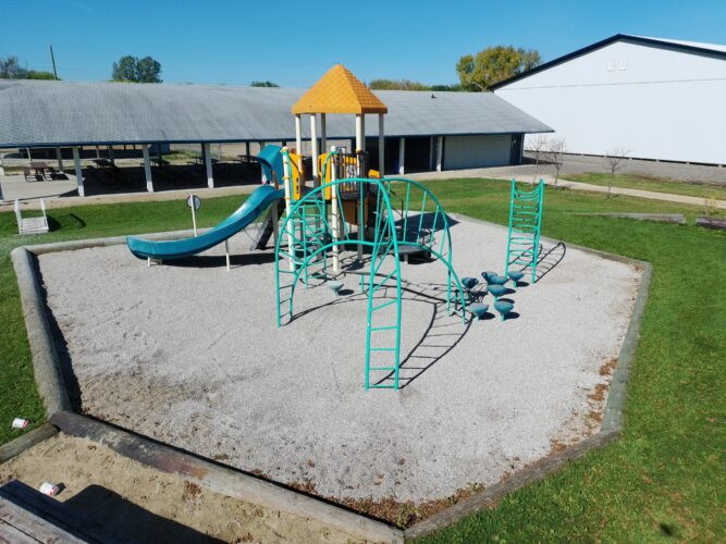 Reverse view of playground at New Bothwell Park