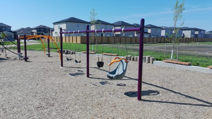 Swing set for kids 2-12 at Firestone Park